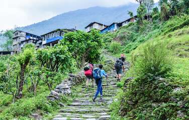 Family Trekking in Nepal